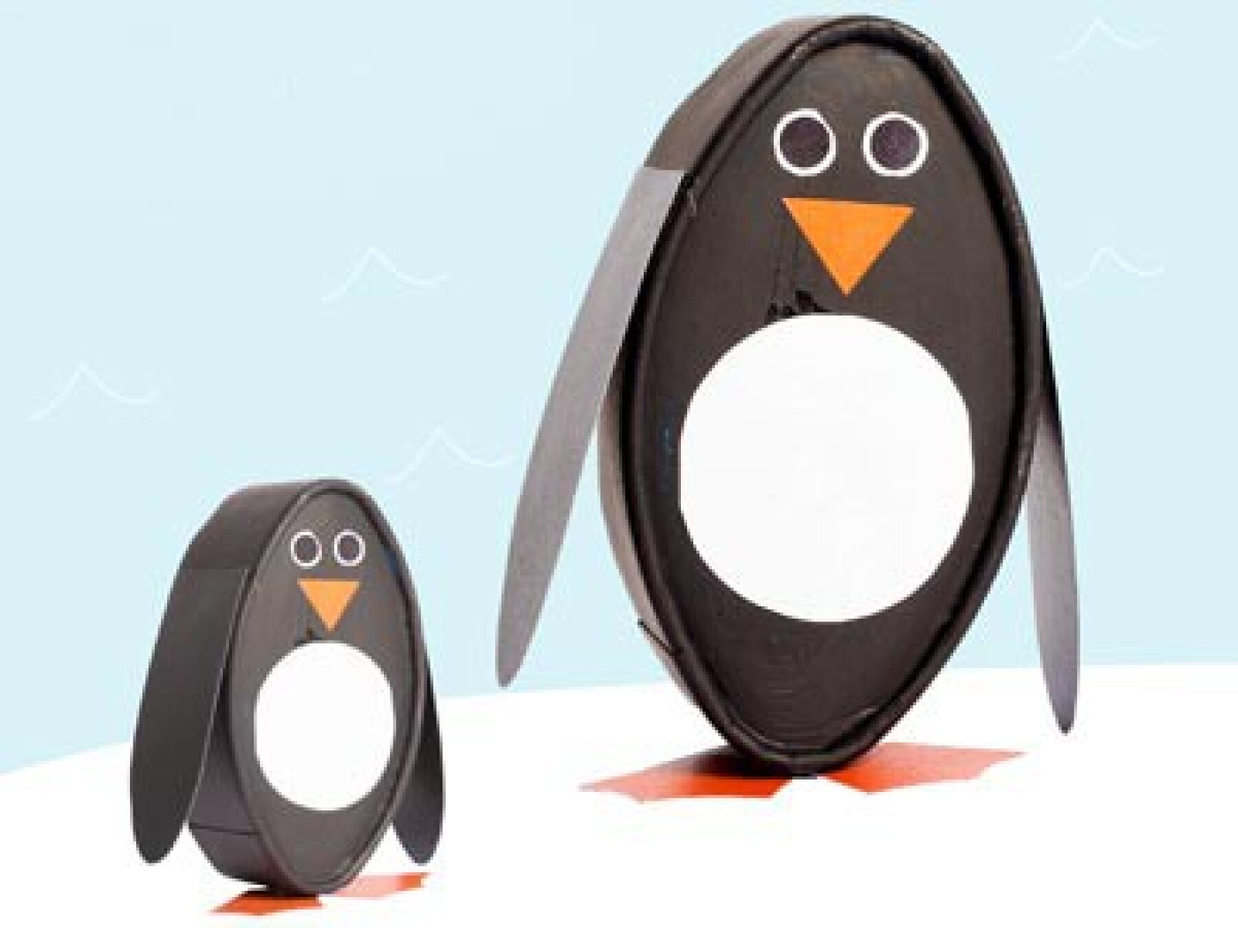 Fabrique une bande de copains pingouins !