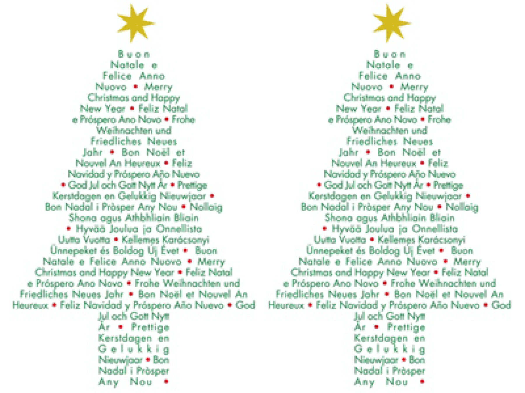On Ecrit Joyeux Noel Dans Toutes Les Langues
