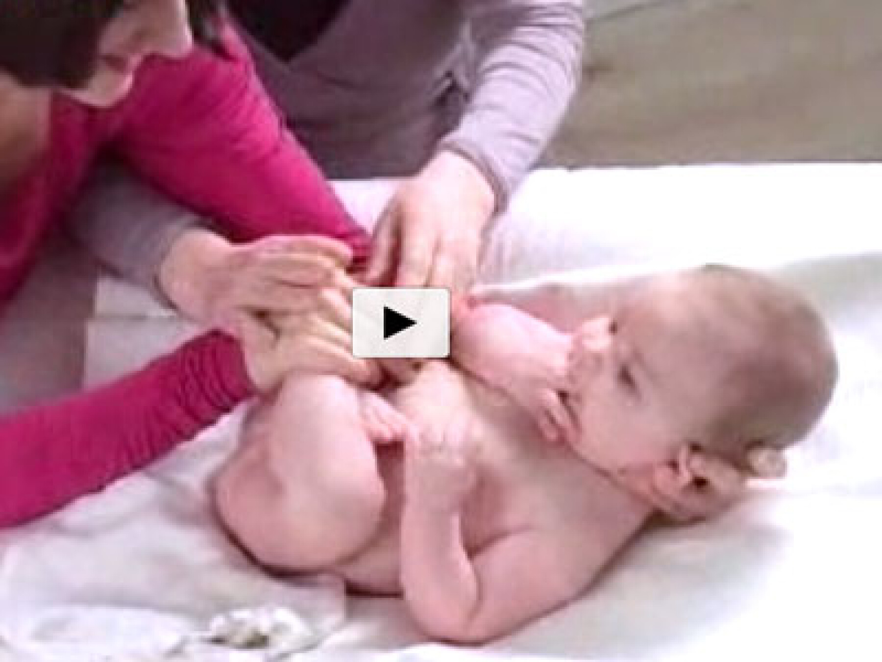 vidéo massage bébé
