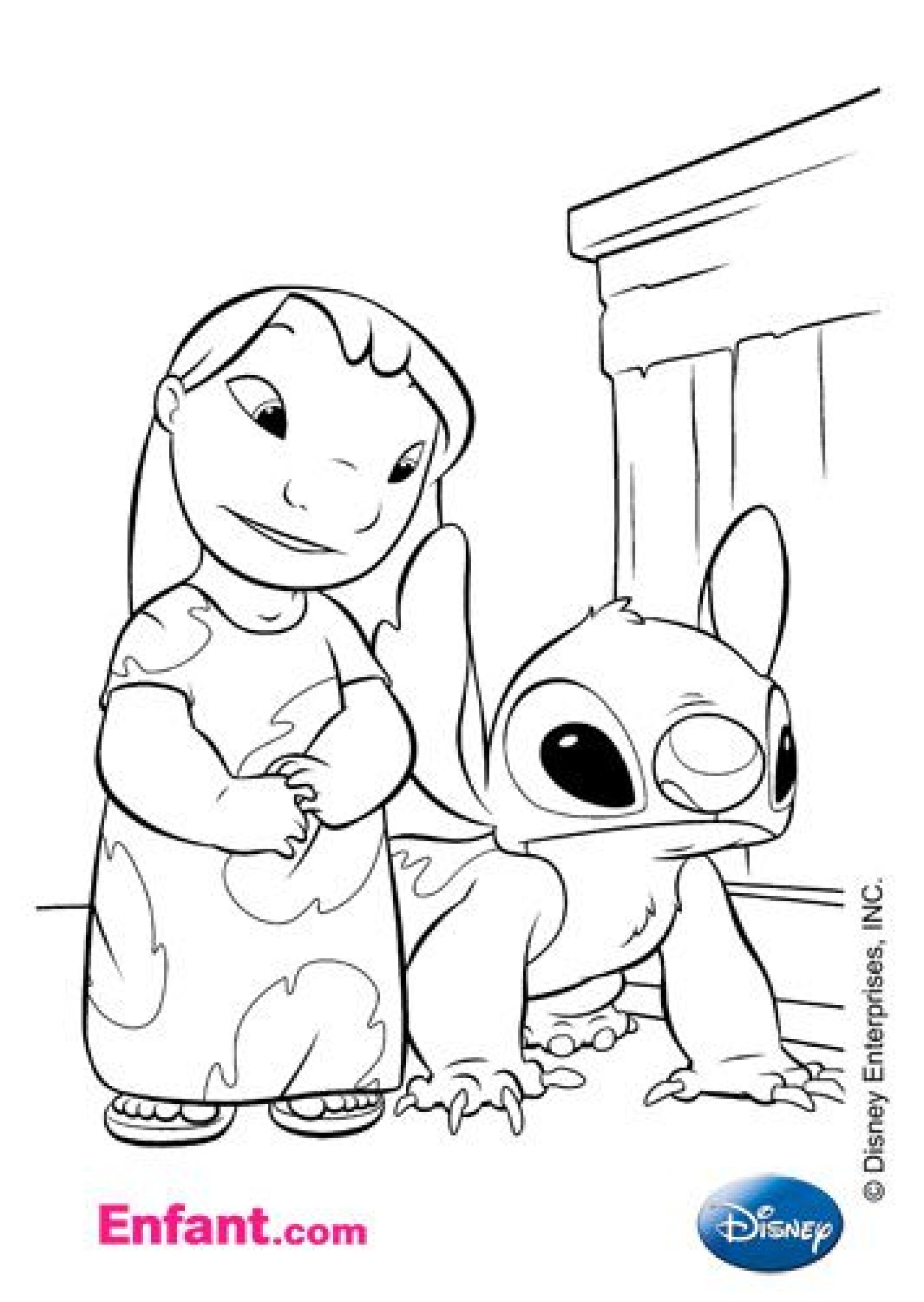 Coloriages Disney Lilo Et Stitch