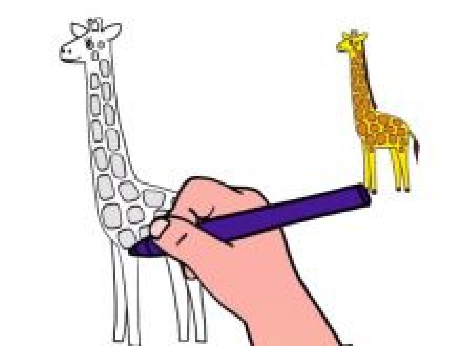 Dessiner une girafe