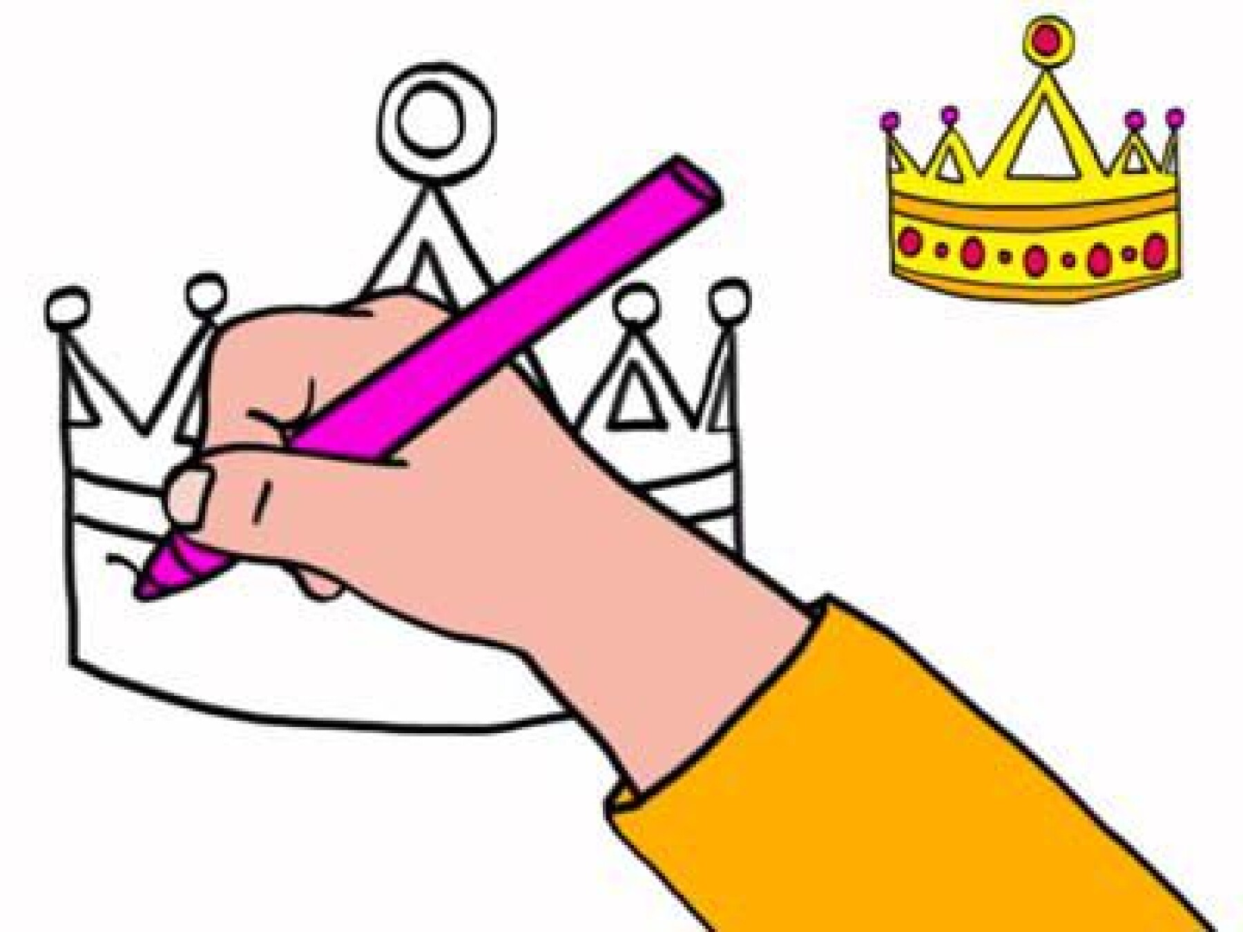 Comment dessiner une couronne ?