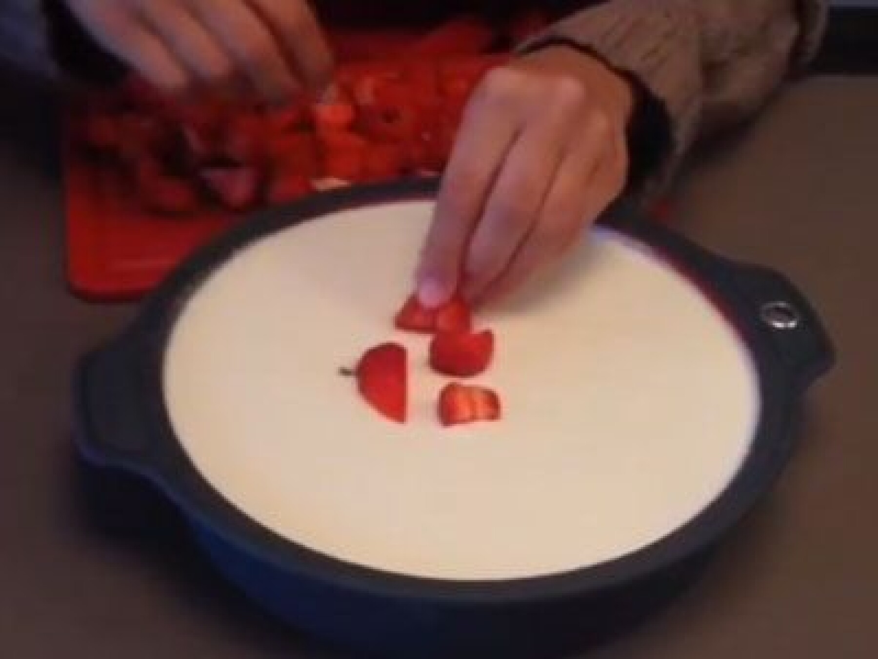 Recette : le cheese-cake aux fraises