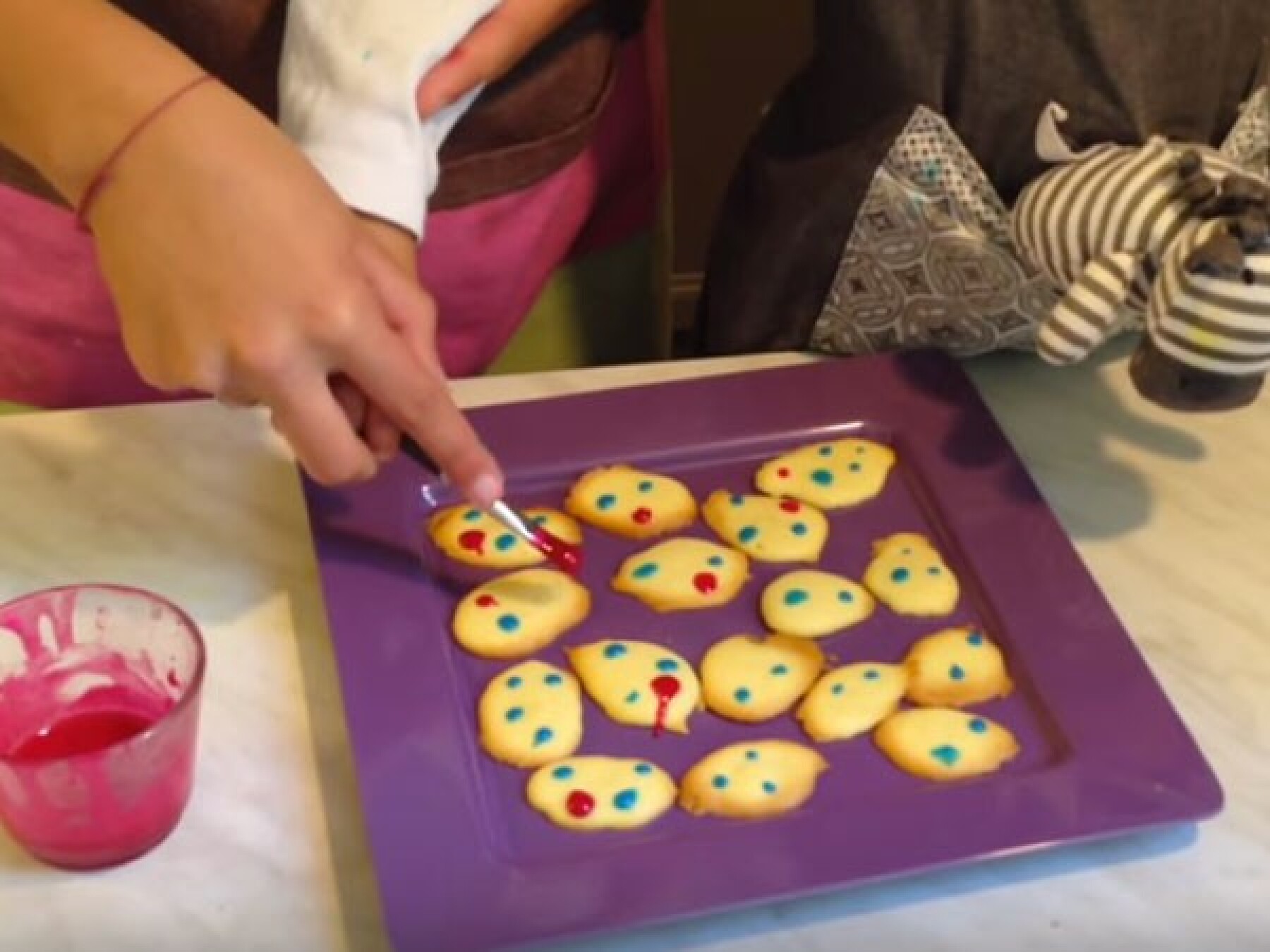 Recette : les biscuits multicolores