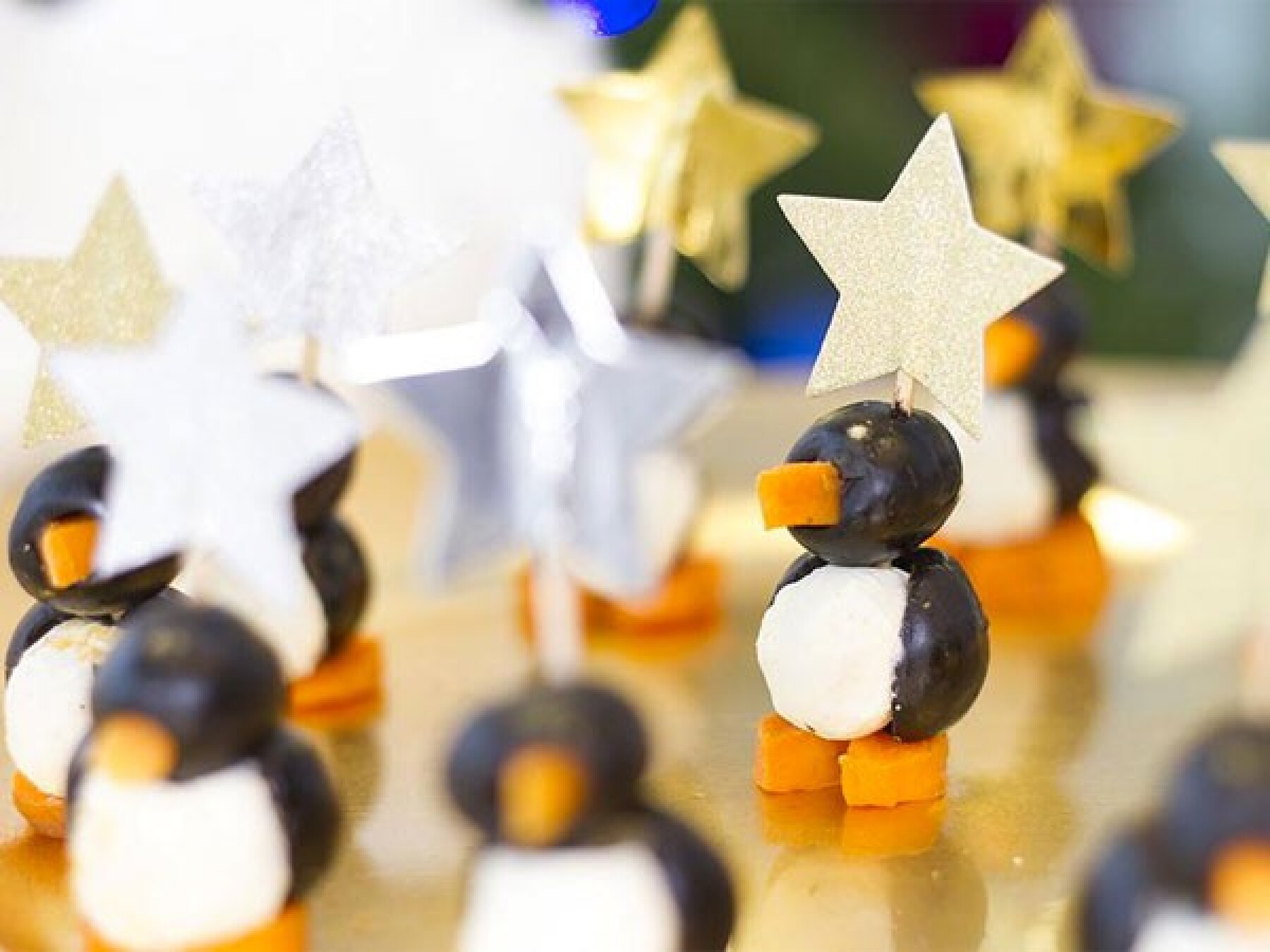 Recette de fêtes : les pingouins en apéritif