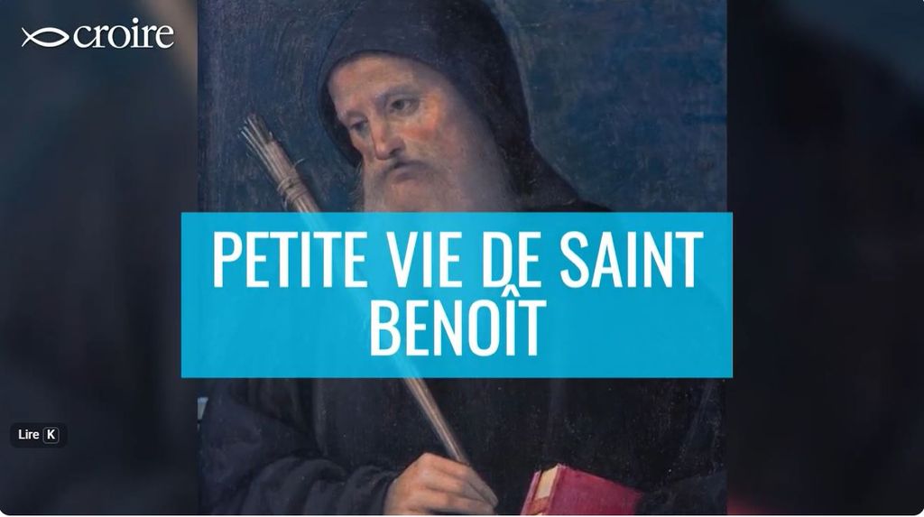 Qui était saint Benoît  ?