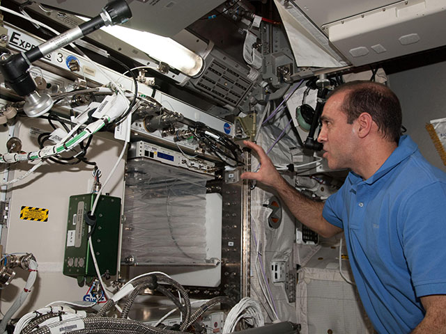 Installation à bord de l'ISS