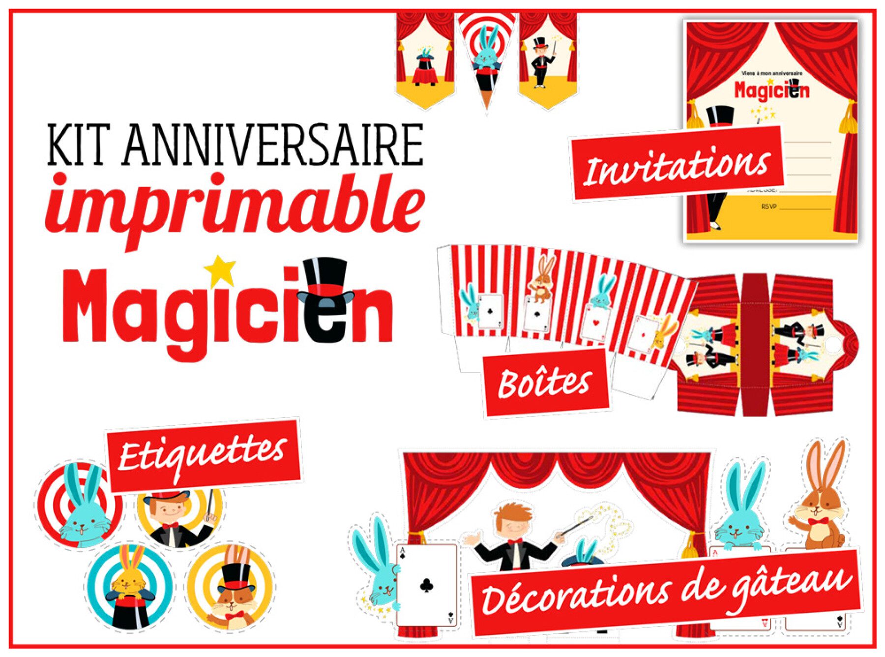 Kits Anniversaires Gratuits A Imprimer