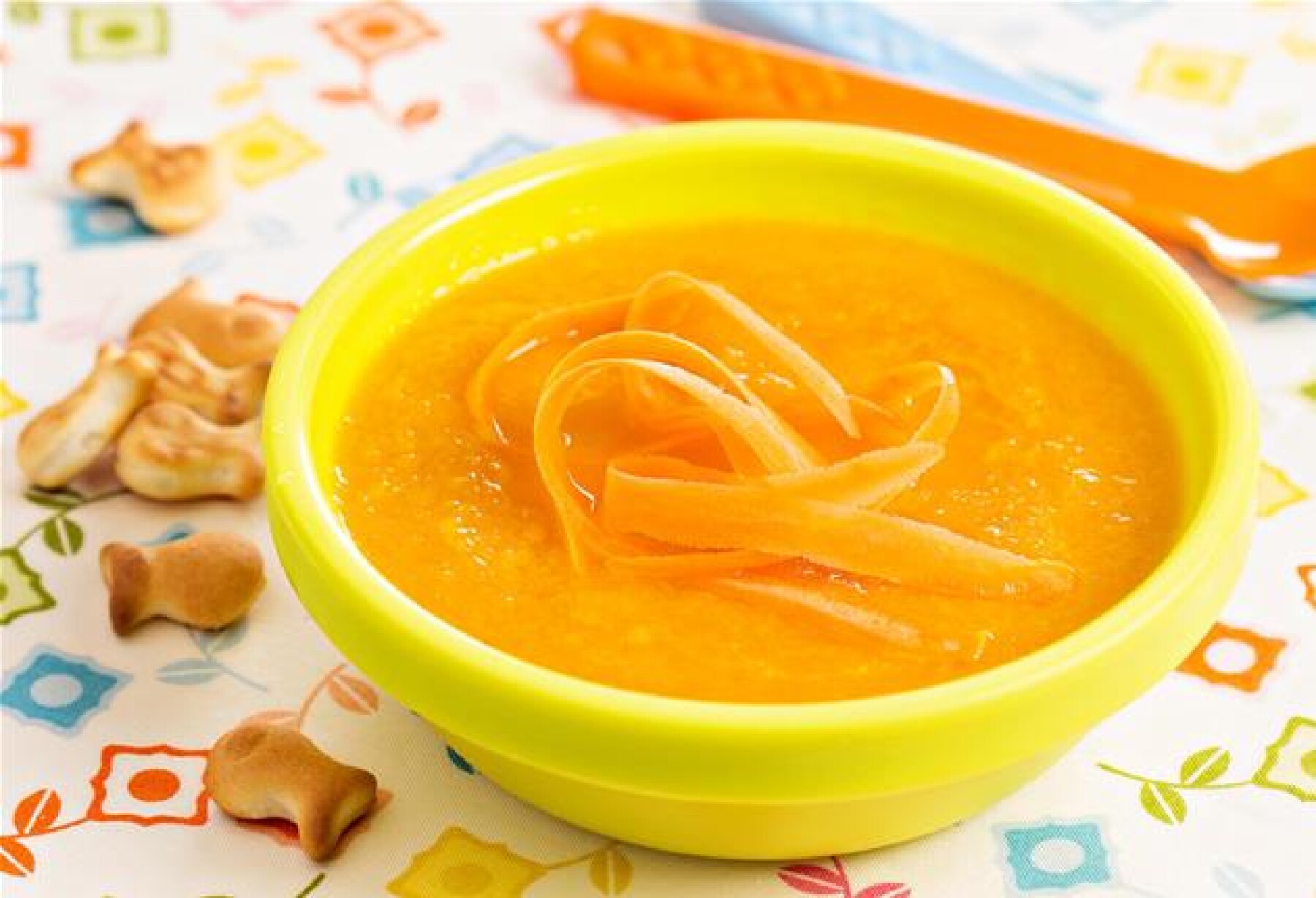 Soupe De Carottes Bebe Au Thermomix Des 4 Mois