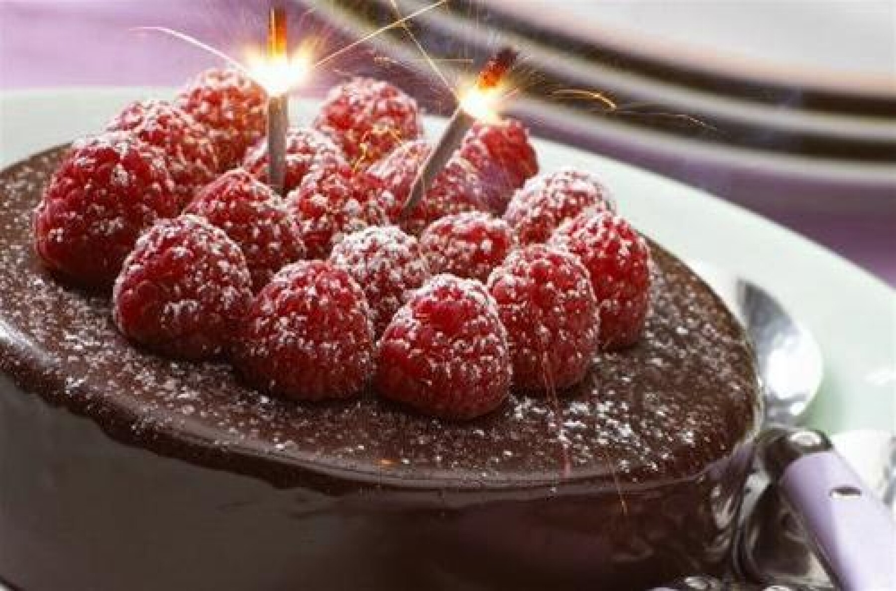 Gateau Au Chocolat Et Aux Framboises
