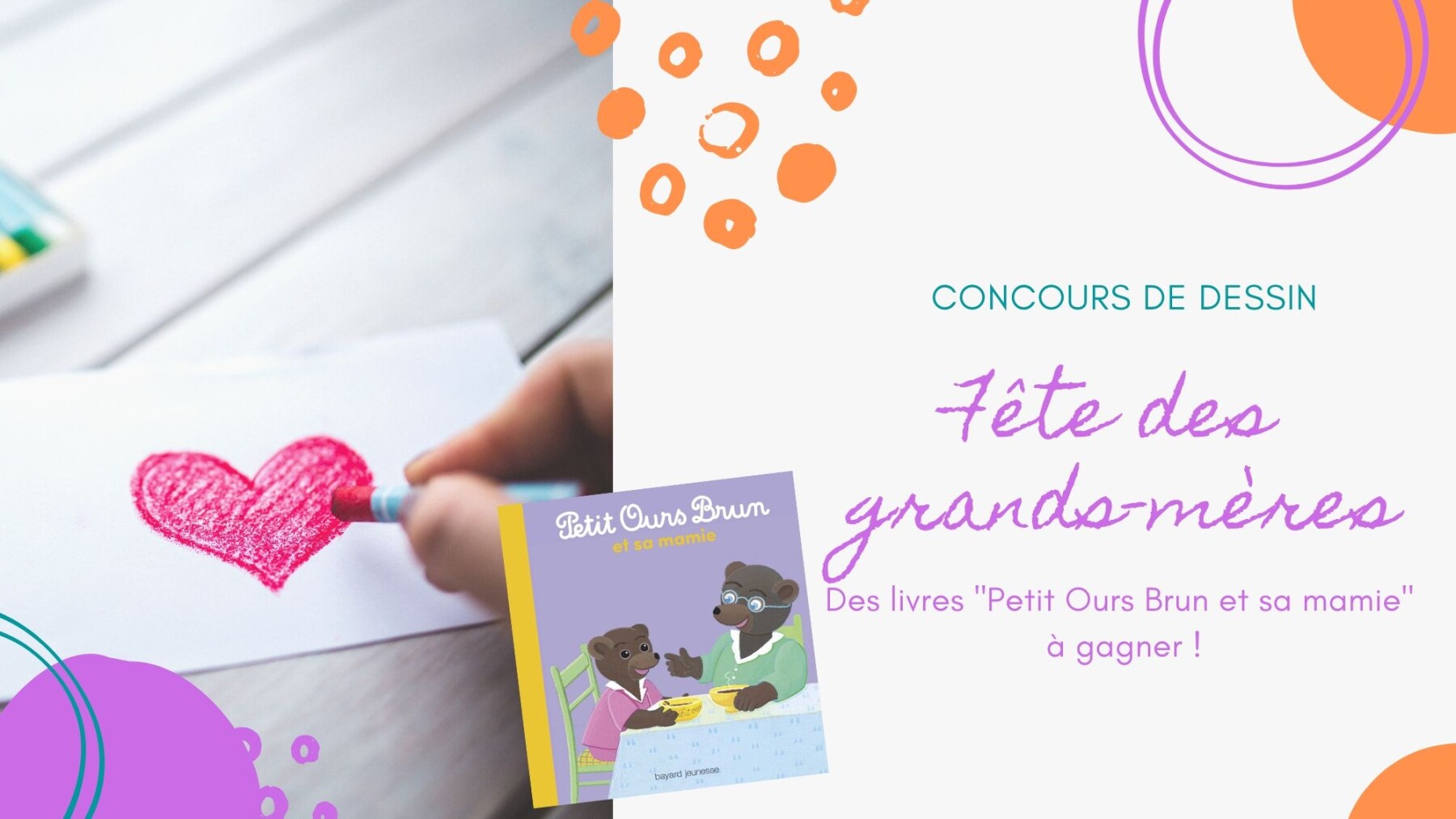 Concours : Son plus dessin pour la fête des grands-mères !
