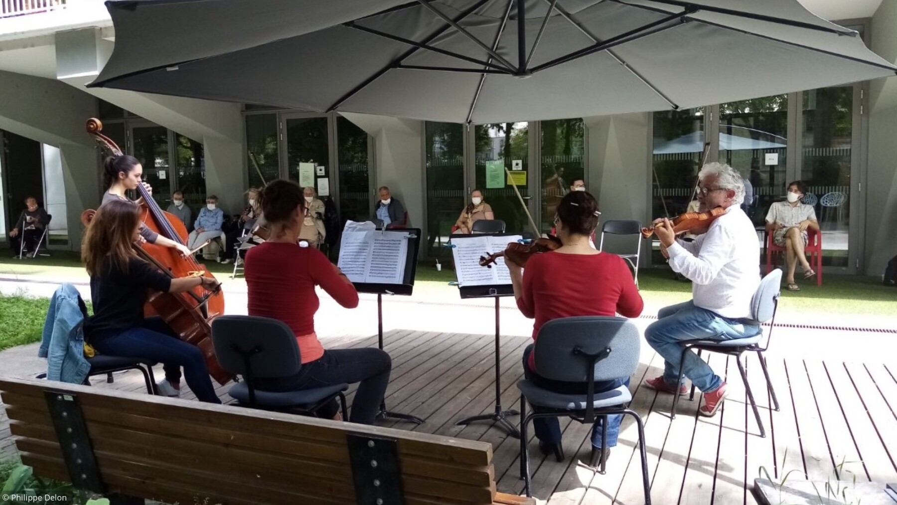 Ehpad: quand un orchestre national vient jouer pour les résidents…